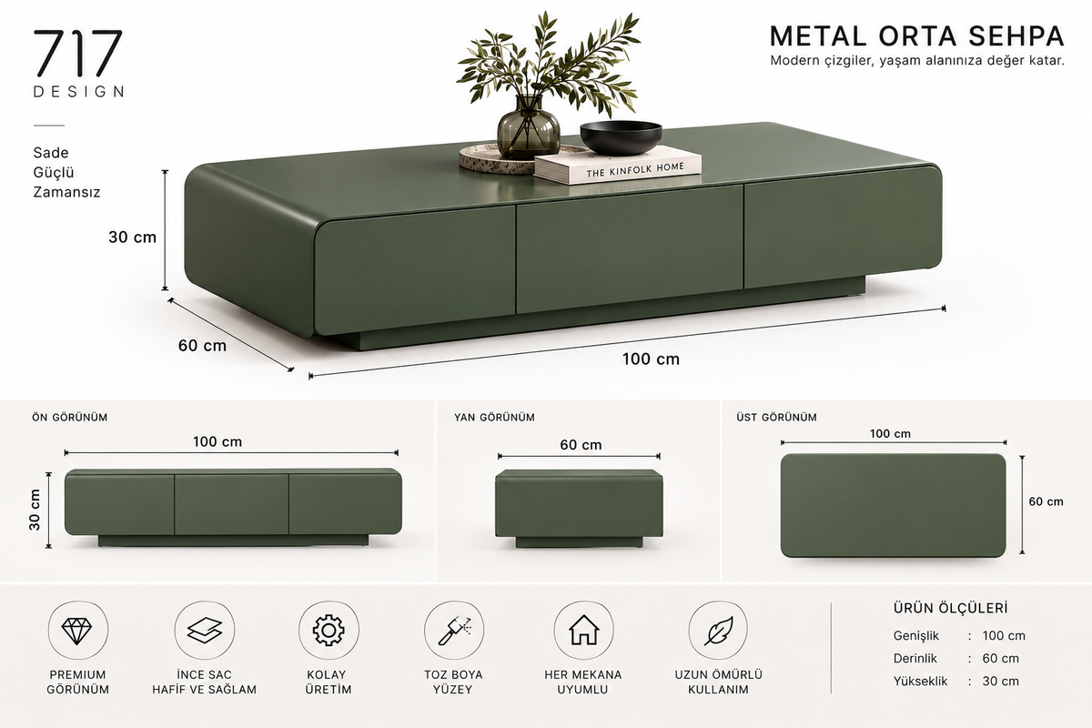 NOVA Metal Orta Sehpa